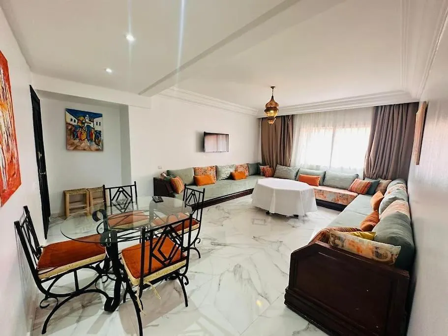 Charmant Appartement Avec Piscine 2Chambres Au Coeur De Gueliz Marrakesh