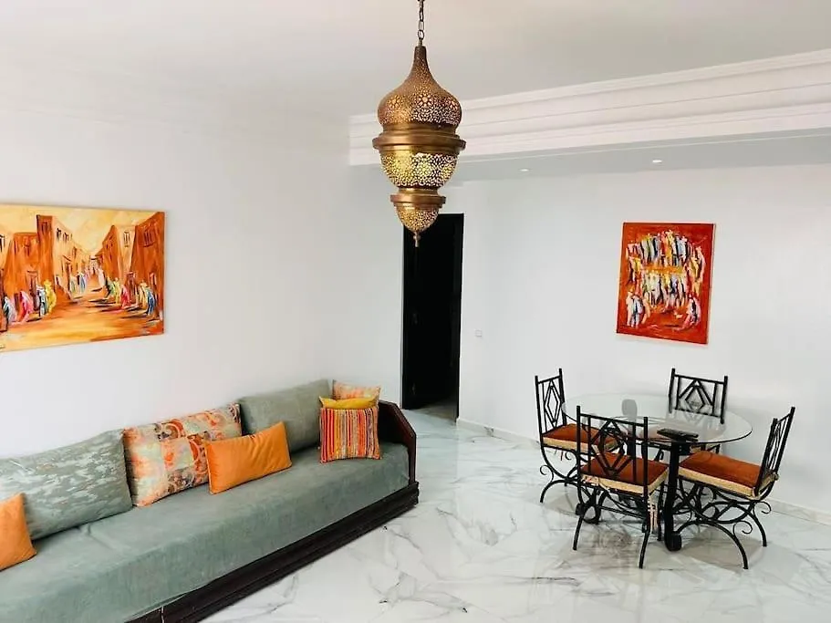 Apartment Charmant Appartement Avec Piscine 2Chambres Au Coeur De Gueliz Marrakesh